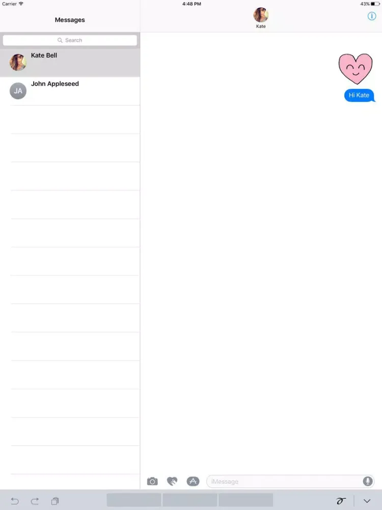 Captures d'écran de Lovely Heart Smiley ANIMATED Stickers For V Day iPad 