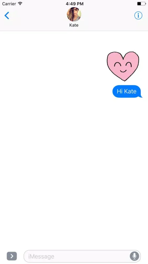 Captures d'écran de Lovely Heart Smiley ANIMATED Stickers For V Day