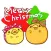 Yelly Xmas The Chicken Stickers