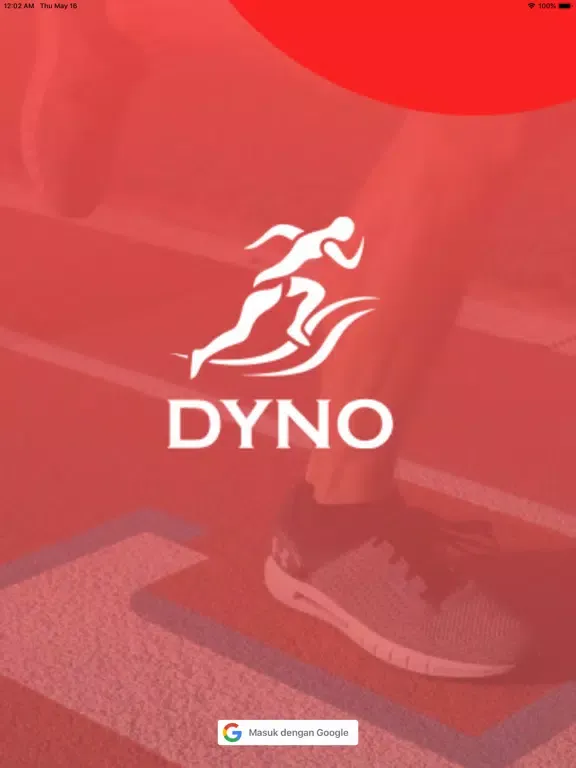 Tangkapan layar Dyno Athlete iPad 