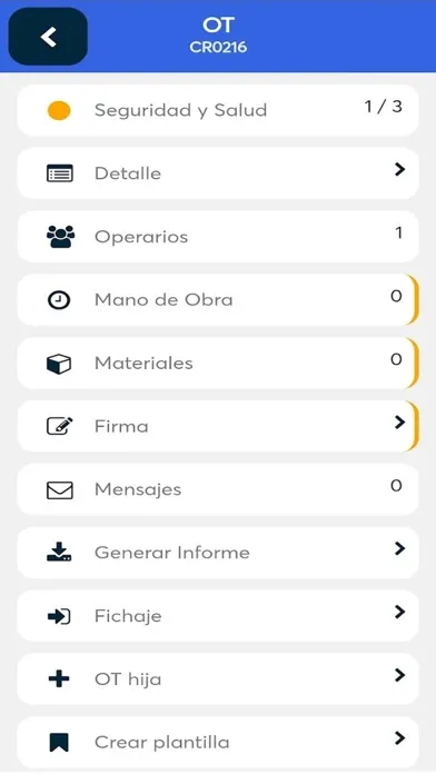 Captures d'écran de MovilGmao Digitalizar Procesos