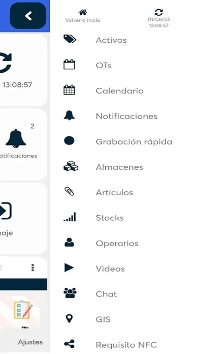 Captures d'écran de MovilGmao Digitalizar Procesos