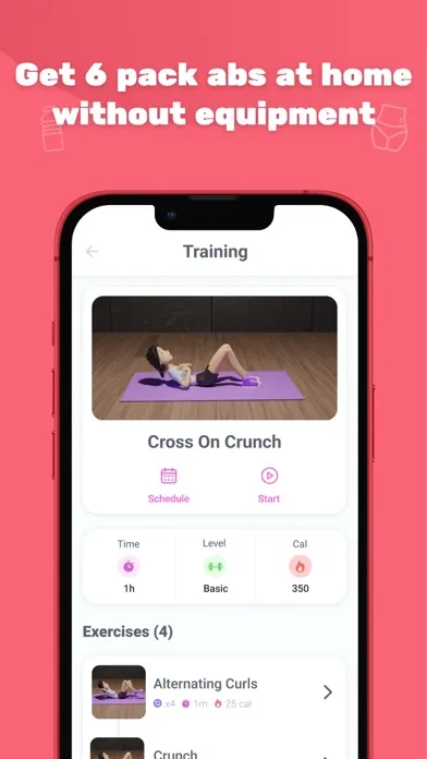 Tangkapan layar Abox AI: Workout, Get Six Pack