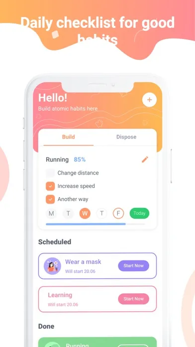 Habix AI Daily Routine Planner سکرین شاٹس