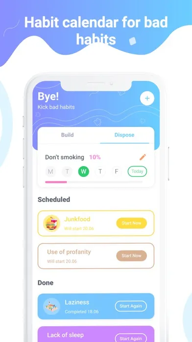 Habix AI Daily Routine Planner سکرین شاٹس