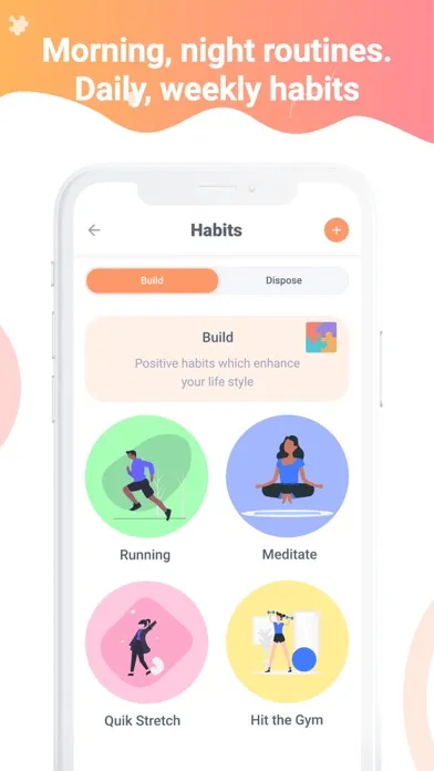Habix AI Daily Routine Planner سکرین شاٹس