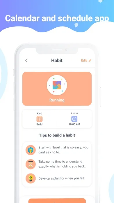 Habix AI Daily Routine Planner سکرین شاٹس