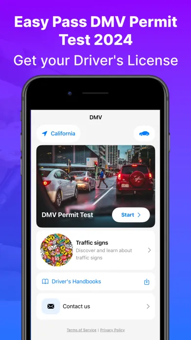 Permit Test DMV Practice Test应用截图