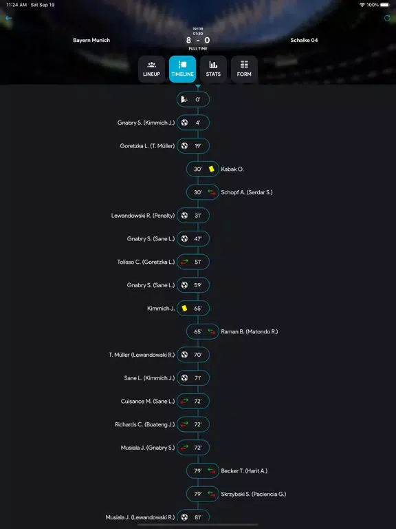 Скриншоты Scores: Goals Of The Day iPad 