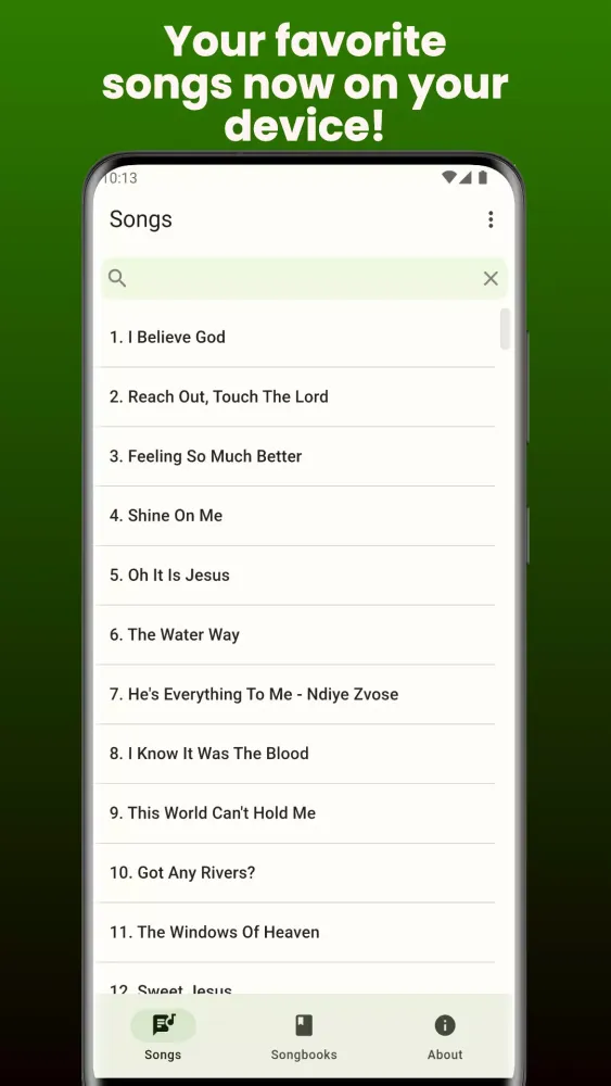 Zrzuty ekranu Songbook for Believers