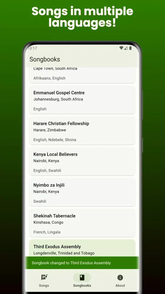 Zrzuty ekranu Songbook for Believers
