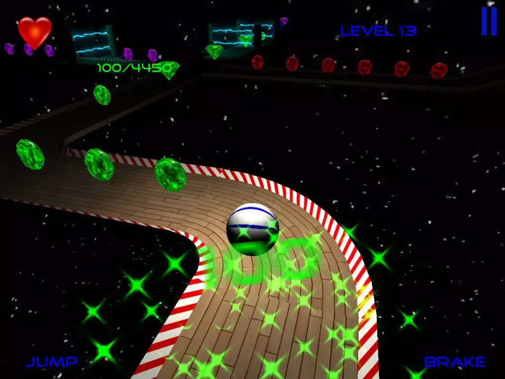 Extreme Ball Trip : Diamond Rush HD Free iPad  Screenshots