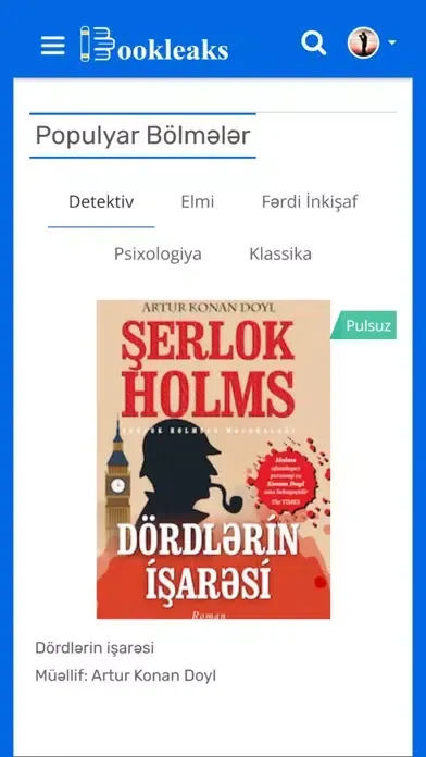 Captures d'écran de Bookleaks.org - eKitabxana