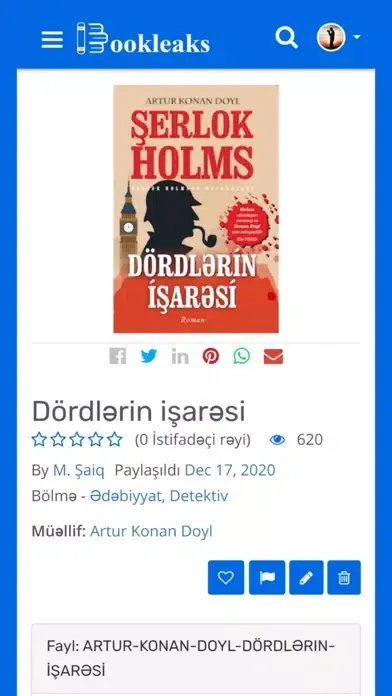 Captures d'écran de Bookleaks.org - eKitabxana