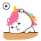 Animated Chubby Unicorn