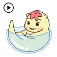 Animated Cute Little Otter Animated Cute Little Otter