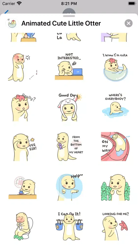 Скриншоты Animated Cute Little Otter