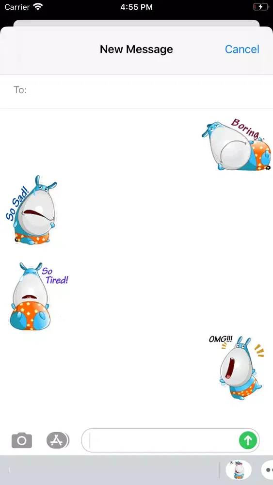 Animated Happy Donkey Stickers应用截图