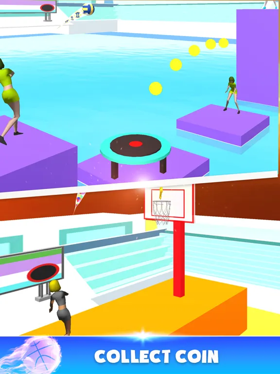 Throw Ball Pass 3D iPad 应用截图