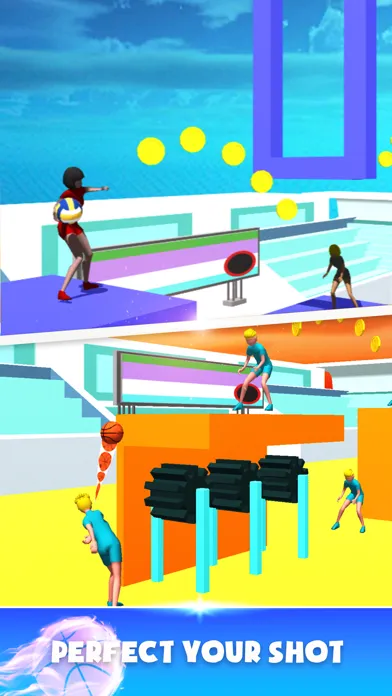 Throw Ball Pass 3D应用截图