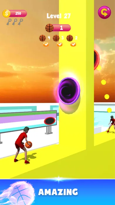 Throw Ball Pass 3D应用截图