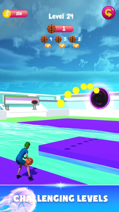Throw Ball Pass 3D应用截图