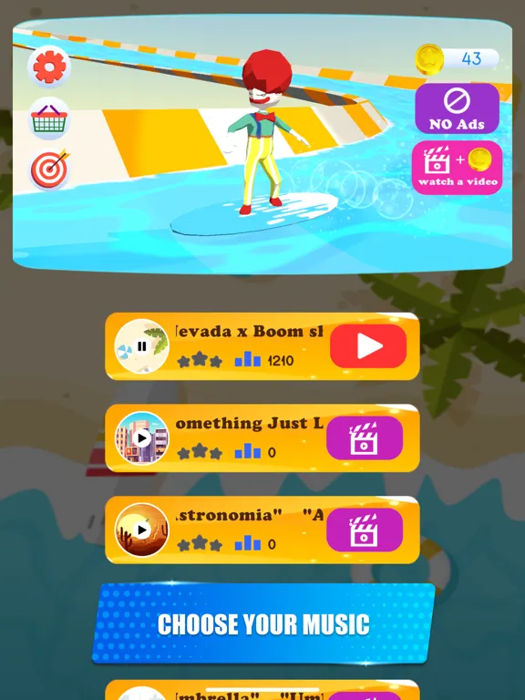 Fast Water 3D - Music Game iPad  স্ক্রিনশট