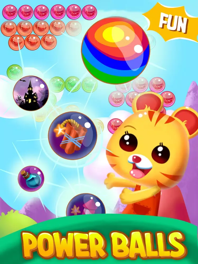 Bubble Cat - Bubble Shooter iPad  स्क्रीनशॉट