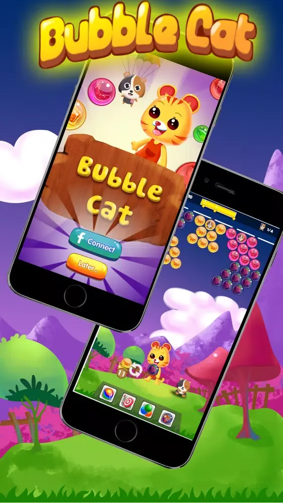 Bubble Cat - Bubble Shooter स्क्रीनशॉट