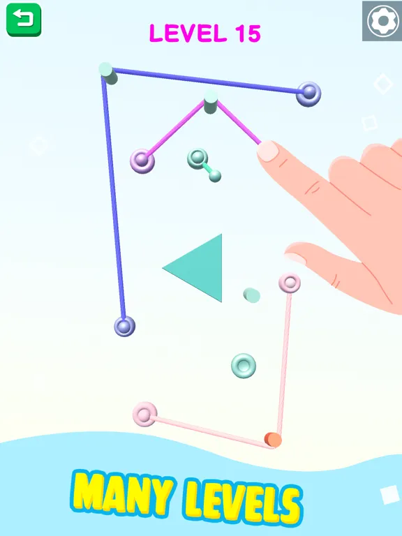 Color Rope Puzzle: Roll Around iPad 應用截圖
