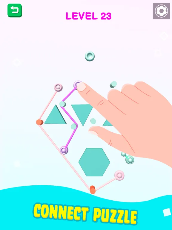 Color Rope Puzzle: Roll Around iPad 應用截圖
