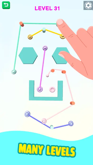 Color Rope Puzzle: Roll Around應用截圖