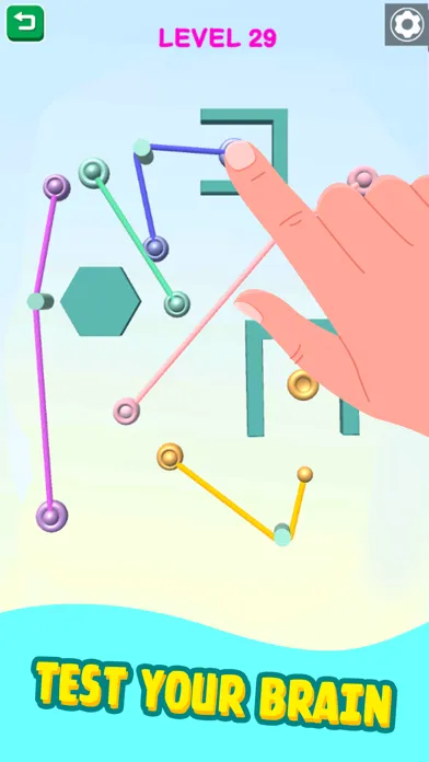Color Rope Puzzle: Roll Around應用截圖