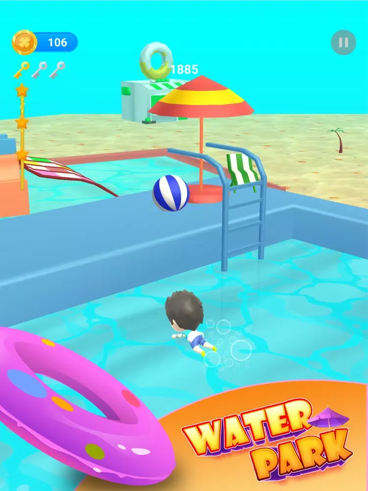 Tangkapan layar Waterpark - Aqua Park Music iPad 
