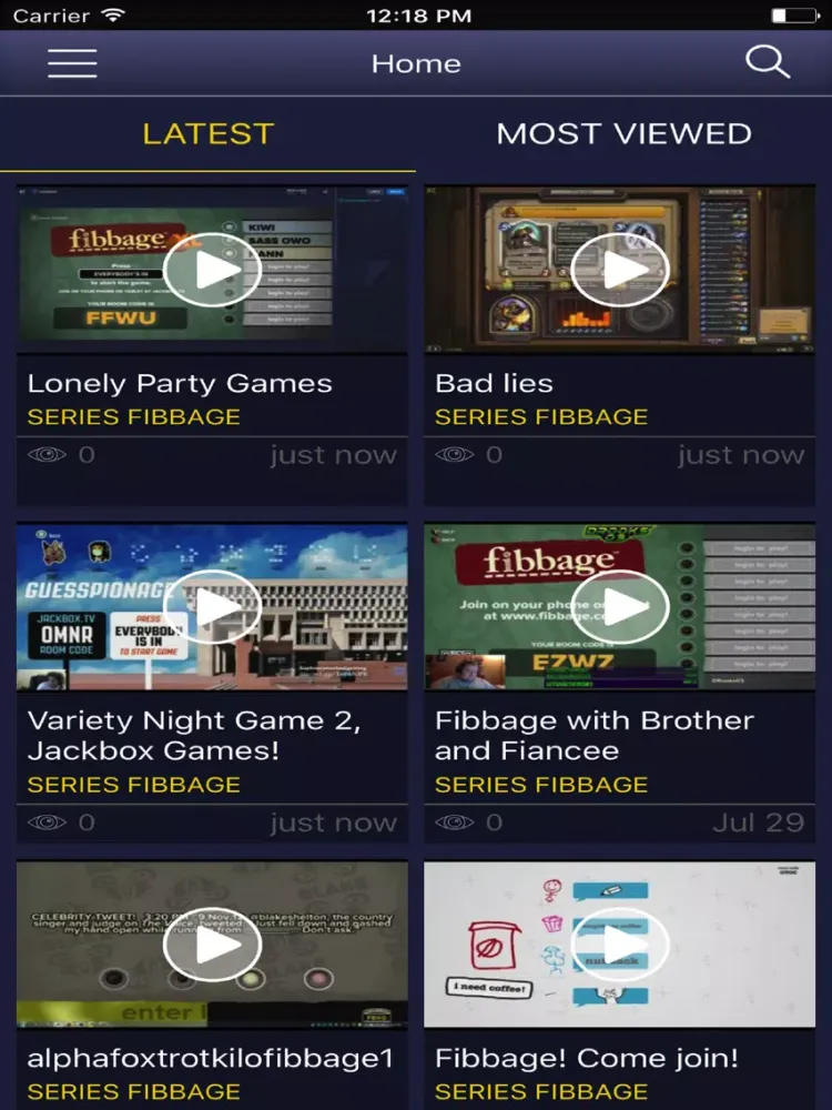 Ảnh chụp màn hình của Game Net for - Fibbage 2 iPad 