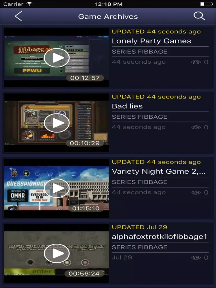 Ảnh chụp màn hình của Game Net for - Fibbage 2 iPad 