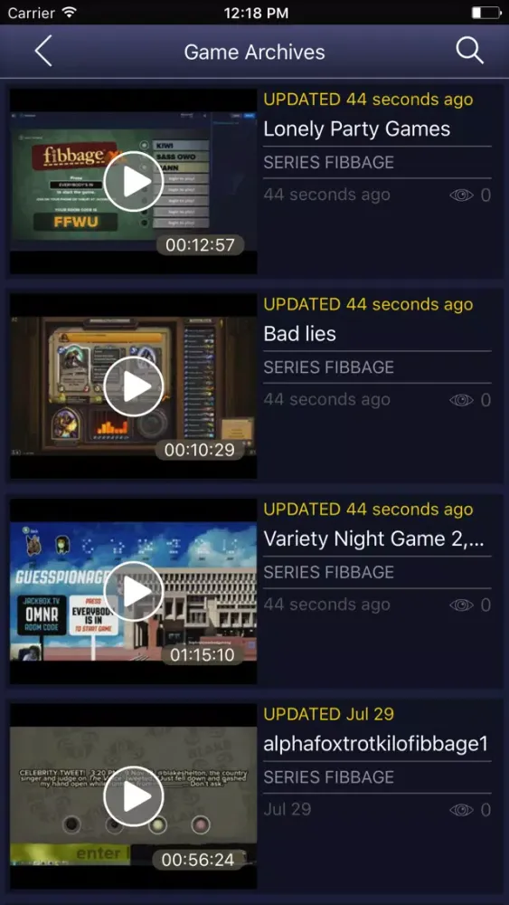 Ảnh chụp màn hình của Game Net for - Fibbage 2