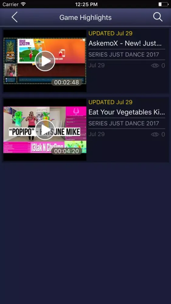 Capturas de tela do Game Net for - Just Dance 2017