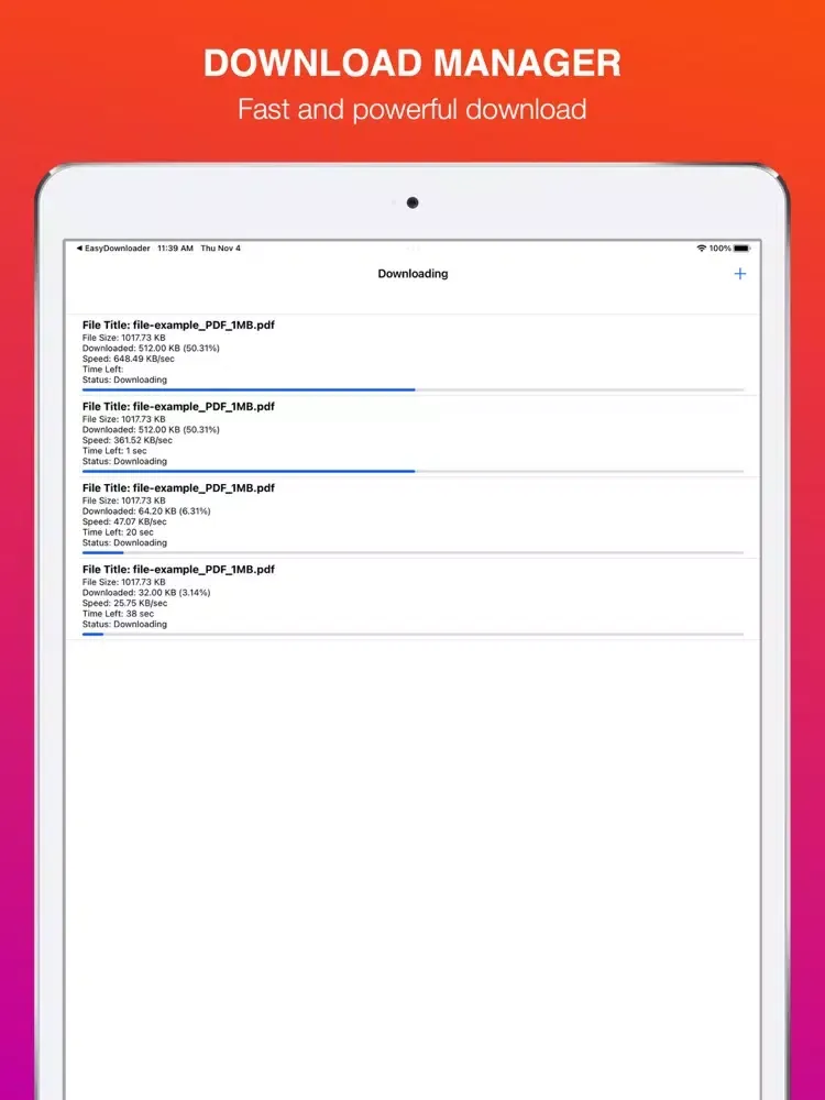 All Downloader 2022 iPad  Screenshots