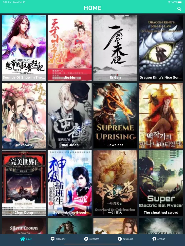 Novel Reader - Read Offline iPad  스크린샷