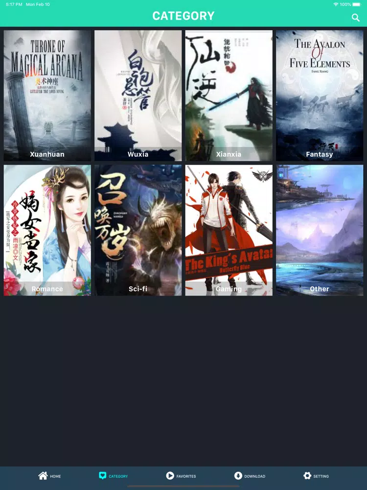 Novel Reader - Read Offline iPad  스크린샷