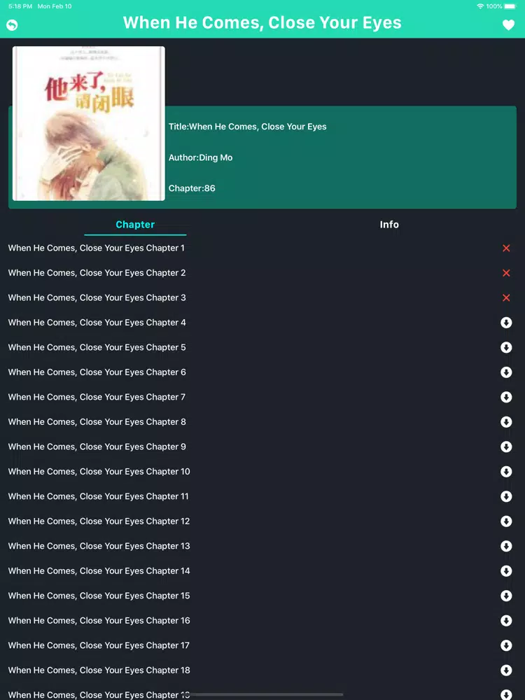 Novel Reader - Read Offline iPad  스크린샷