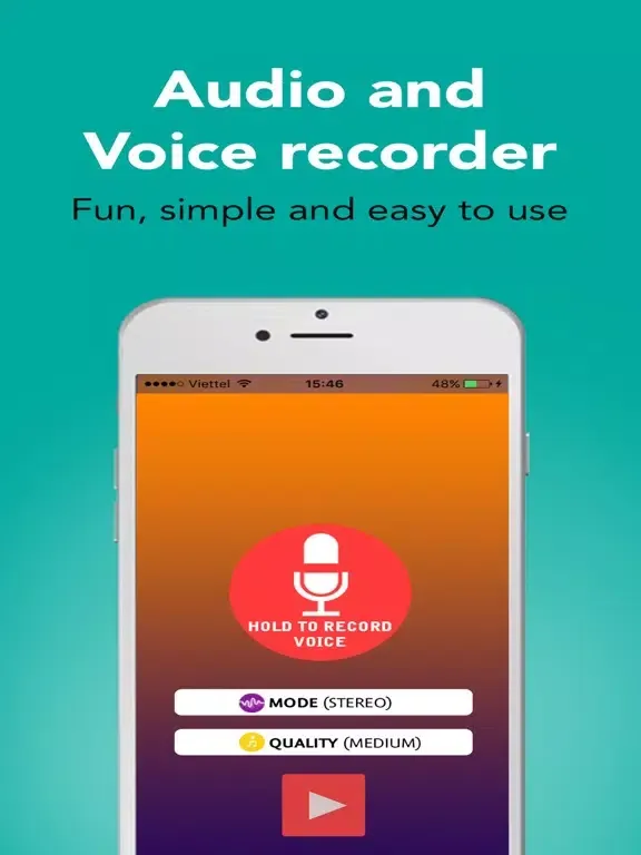 Скриншоты Hi-Q Voice Recorder Pro iPad 