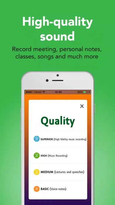 Скриншоты Hi-Q Voice Recorder Pro