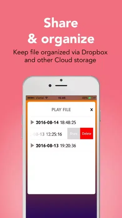 Скриншоты Hi-Q Voice Recorder Pro
