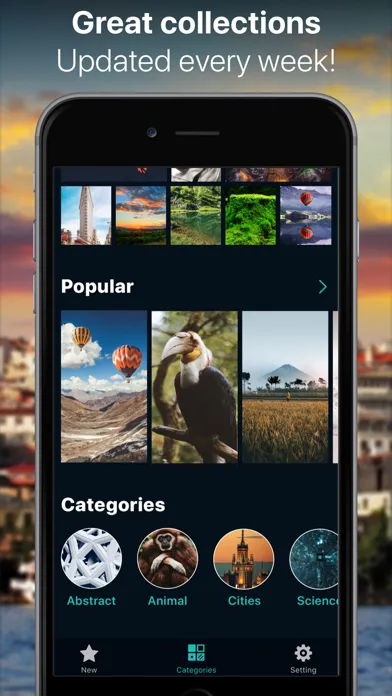 Captures d'écran de Wallpapers Editor: Cool Themes