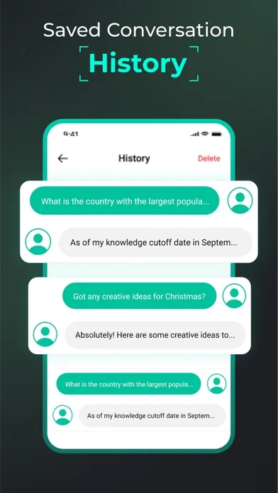 Capturas de pantalla de Ask Anything: AI Chatbot Open