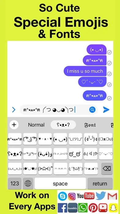 Capturas de pantalla de Font Keyboard - Fonts Chat