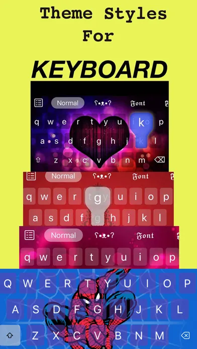 Capturas de pantalla de Font Keyboard - Fonts Chat