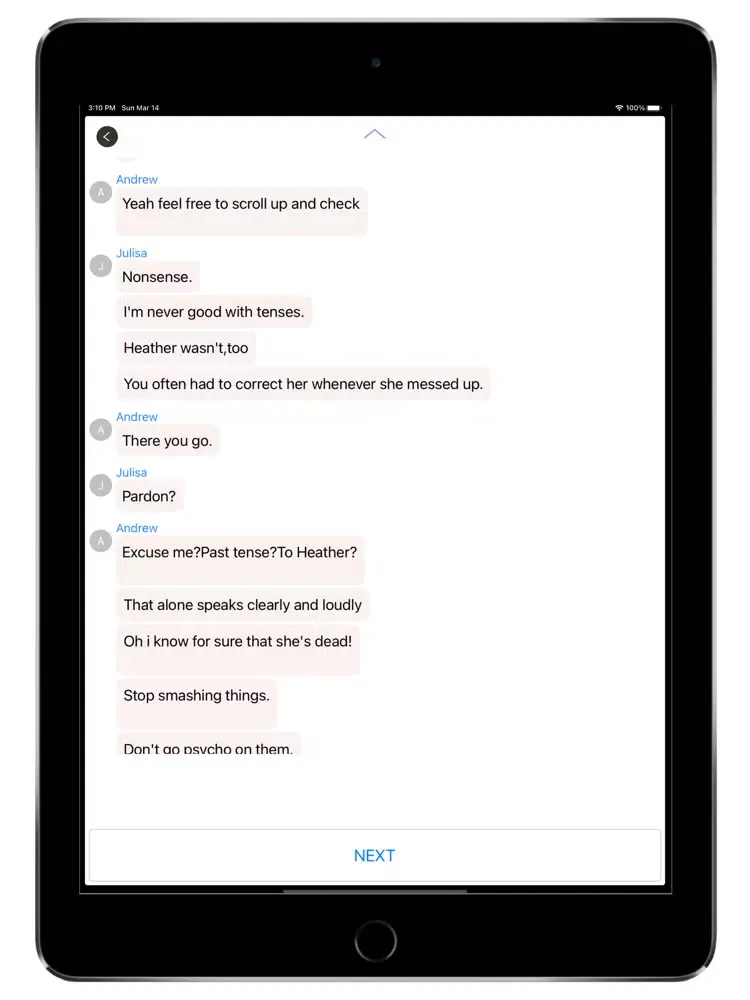 Hooked - Chat Stories iPad  Screenshots